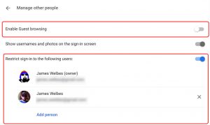 Chromebook Guide - How Tos - Family Link